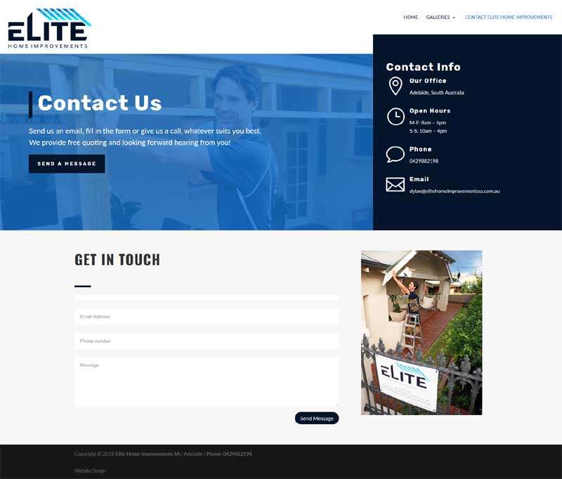 business website wordpress elite home improvements builder adelaide business website wordpress elite home improvements builder adelaide