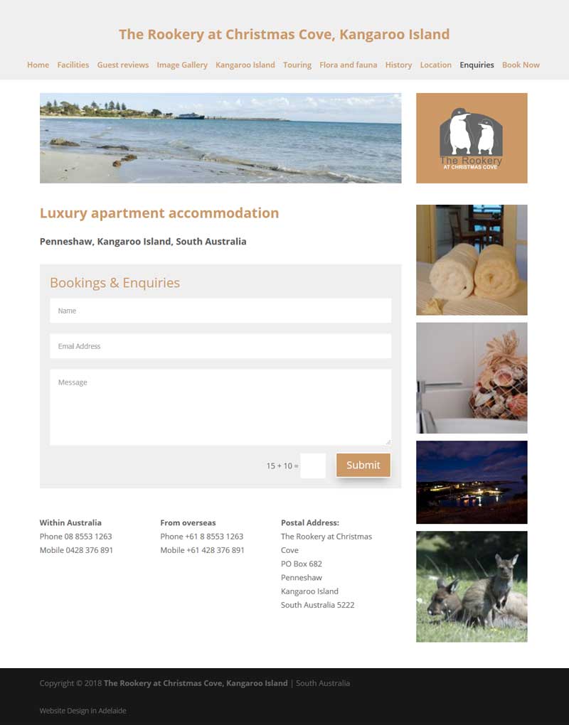 holiday rental kangaroo island website booking holiday rental kangaroo island website booking