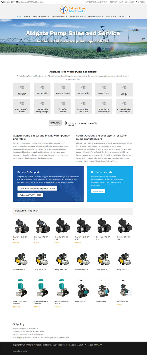 website design aldgate pumps adelaide website design aldgate pumps adelaide