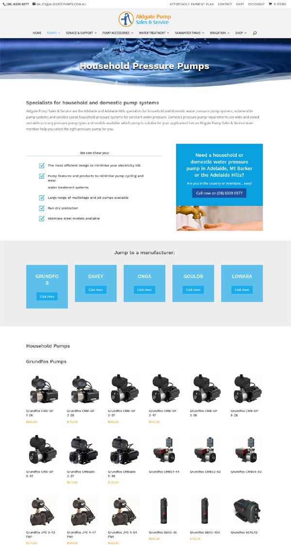 website design aldgate pumps adelaide website design aldgate pumps adelaide
